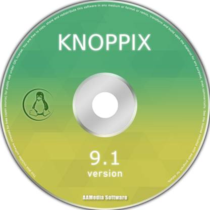 TekyMeky Linux Knoppix 9.1 Desktop 64bit Live Bootable DVD Rom Linux Operating System