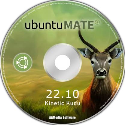 TekyMeky Ubuntu Mate 22.10 64bit Desktop Live Bootable DVD Rom Linux Operating System