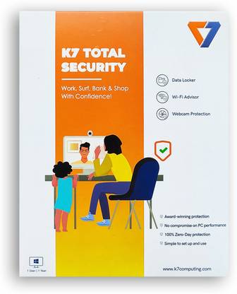 k7 computing K7 Total Security 1 User 1 Year