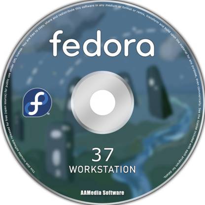 TekyMeky Fedora 37 Workstation 64bit Live Bootable DVD Rom Linux Operating System
