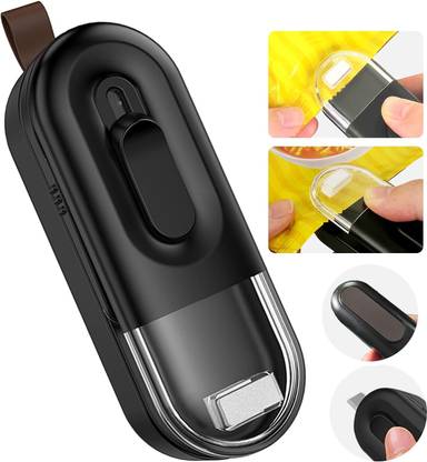 Daji Mini Bag Sealer, 2-in-1 Bag Sealing Machine with Cutter Manual Vacuum Bag Sealer