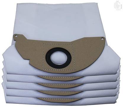 Rodak Set of 5 Dust Bags Compatible with Karcher WD2, MV2, Tear Resistant, 3-Ply Vacuum Cleaner Bag
