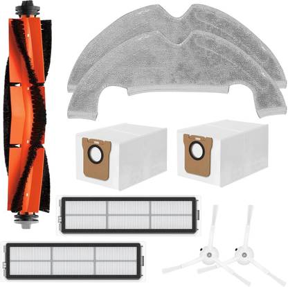 SERPLEX Brush Filter Mop Pad Dust Bag Replacement Parts for X10 Vacuum Accessories Robotic Floor Cleaner