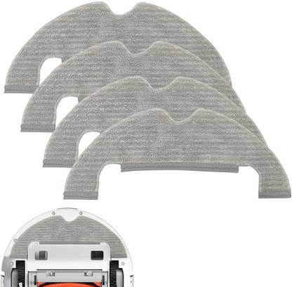 SERPLEX Robot Vacuum Cleaner X10 Robot Vacuum Accessories Include: 4 Mop Cloth Robotic Floor Cleaner