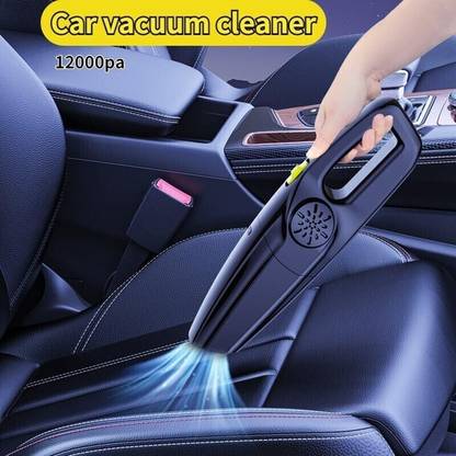 EVETIS Portable Car & Home Cleaning Vacuum DC 12V, Wet and Dry Wireless vacuum cleaner Car Vacuum Cleaner with 2 in 1 Mopping and Vacuum, Anti-Bacterial Cleaning, Swappable Battery