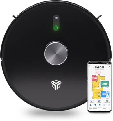 MecTURING iSeries LiDAR 2.0 with 10 Maps, Strong suction Robotic Floor Cleaner with 2 in 1 Mopping and Vacuum, Anti-Bacterial Cleaning (WiFi Connectivity, Google Assistant and Alexa)