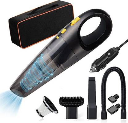 Vozica 12V High Power Wet&Dry Portable Handheld Car Vacuum Cleaner with 4.5M Power Cord Car Vacuum Cleaner with 2 in 1 Mopping and Vacuum