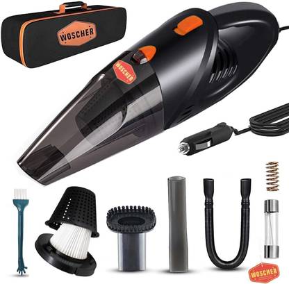 Woscher 2003|140W Vacuum Motor & 5000 PA Powerful Suction| 15 Ft Cord With Hepa Filter Car Vacuum Cleaner