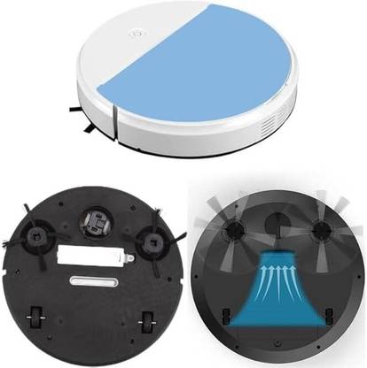 Raptas Vacuum Robot Cleaner is a Small, Circular Sweeper That has a Long Battery Life Robotic Floor Cleaner