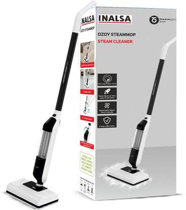 Inalsa Ozoy Steam Mop Multi Purpose Steam Cleaner|2 Mop Cloth & Carpet Slider|Rugs Steam Mops