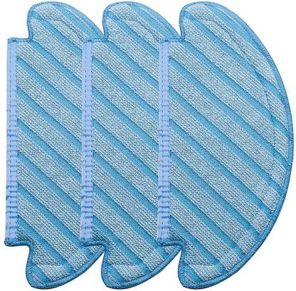 HANNEA 3 Pcs Mop Cloth Pads for Ecovacs DEEBOT OZMO T8 Vacuum Cleaner Parts Wet and Dry Cotton Cleaning Cloth