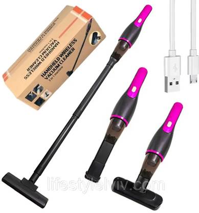 WENGONVILA Home Vacuum Cleaner 3-in-1 | Easy Grip Handle & Reusable Filter Hand-held Vacuum Cleaner