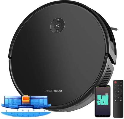 LIECTROUX C7 Robotic Floor Cleaner with 2 in 1 Mopping and Vacuum (WiFi Connectivity, Google Assistant and Alexa)