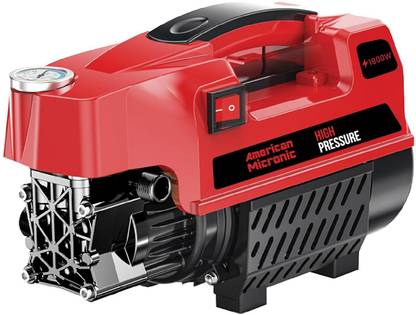 American Micronic AMI-PW2-1800WDx 1800W 135Bars 6.5L/Min Flow ,8 Meters Outlet Hose, 4 Meter Wire High Pressure Washer