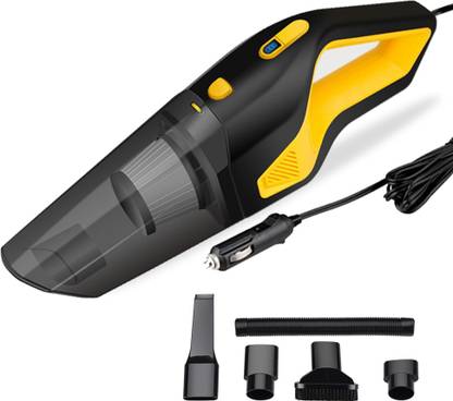 GoMechanic Neutron 6000Pa High Quality Suction Portable Handheld 12V with 3m Power Cord Car Vacuum Cleaner with Anti-Bacterial Cleaning