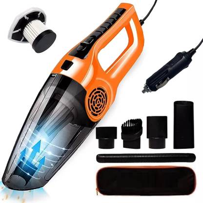 NP-HVRD Powerful PRO+ Car Vacuum Cleaner with High Suction Power, Portable, Multipurpose Car Vacuum Cleaner with 2 in 1 Mopping and Vacuum, Anti-Bacterial Cleaning  (Orange & Black) at Rs. 758