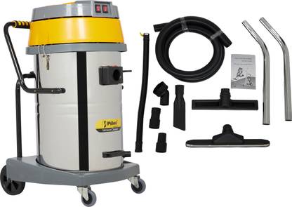 Pilot 80L 3000W Industrial Vacuum | Double Copper Motor (1500Wx2) Wet & Dry Vacuum Cleaner with Reusable Dust Bag