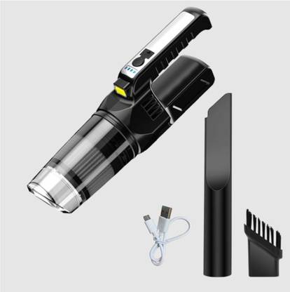 POHIR Lighting Car Vacuum Cleaner, Heavy-Power Handheld Wireless Vacuum Cleaner Hand-held Vacuum Cleaner with 2 in 1 Mopping and Vacuum, Anti-Bacterial Cleaning, Reusable Dust Bag