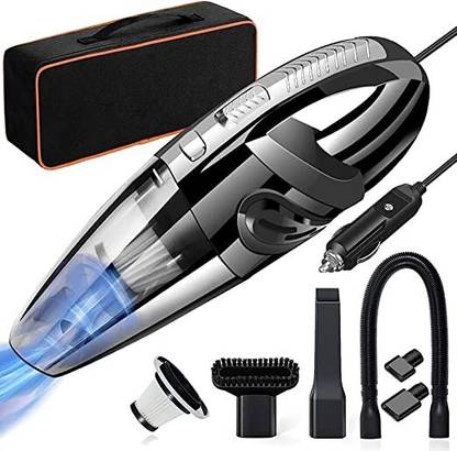 Zinsy Portable Ultra Car Vacuum Cleaner Powerful Suction with Anti-Bacterial Cleaning Car Vacuum Cleaner with 2 in 1 Mopping and Vacuum