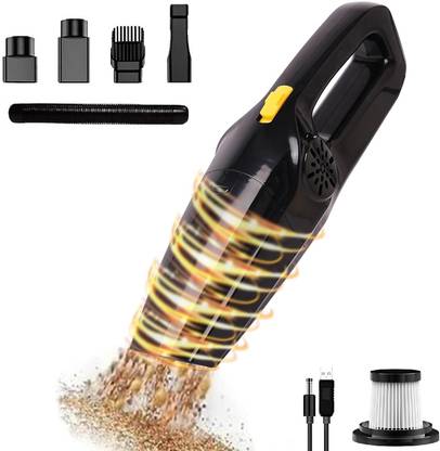 Excelanz WIRELESS Car Vacuum Cleaner for Home Car Office, Scientific Pro Strong Power Car Vacuum Cleaner with Anti-Bacterial Cleaning