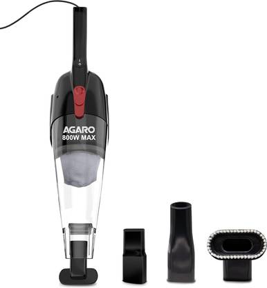 AGARO Regal Hand-held Vacuum Cleaner Dry Vacuuming, 6.5 kPa Suction Power, Lightweight