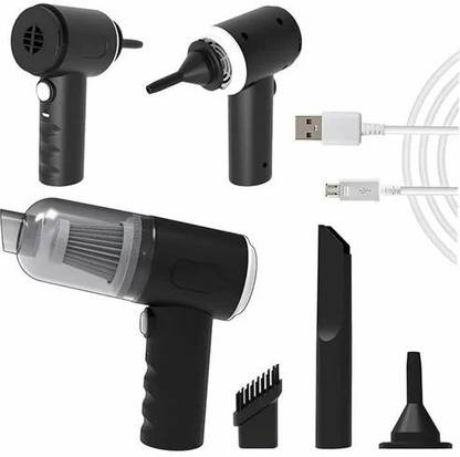 Shansha enterprise Shansha 3in1 mini portable wireless vacuum cleaner, blower use for Home & Car Washer with Anti-Bacterial Cleaning