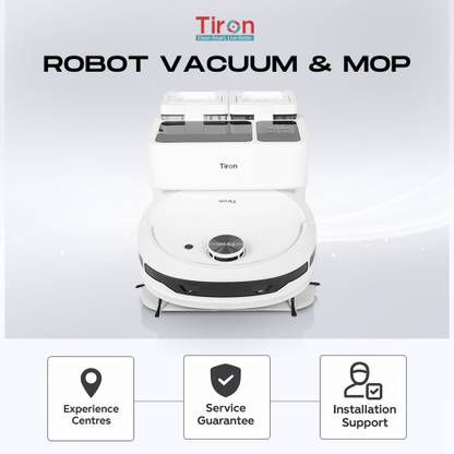 Tiron TRV 40 pro Robotic Robotic Floor Cleaner with 2 in 1 Mopping and Vacuum