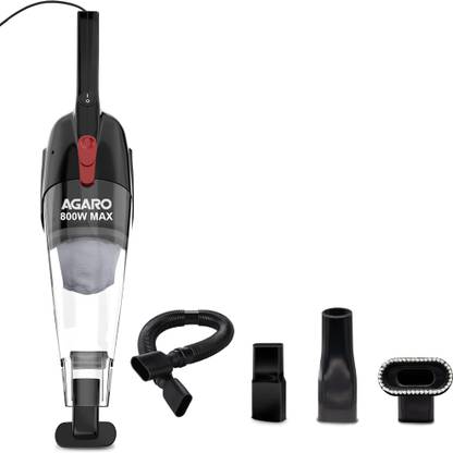 AGARO Regal Hand-held Vacuum Cleaner Dry Vacuuming, 6.5 kPa Suction Power, Lightweight
