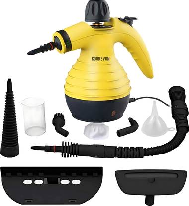 KOUREVON 1000W Multipurpos Presurized Steam Cleaner for Curtain,Car Seats,Window Cleaning Steam Mops