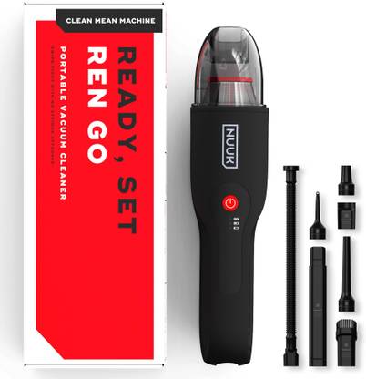 Nuuk REN GO Cordless Car Vacuum Cleaner | 11000 PA | 2X More Suction Power | Compact Car Vacuum Cleaner