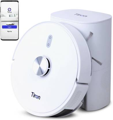 Tiron TRV 20 Max Robotic Floor Cleaner with 2 in 1 Mopping and Vacuum (Google Assistant and Alexa)