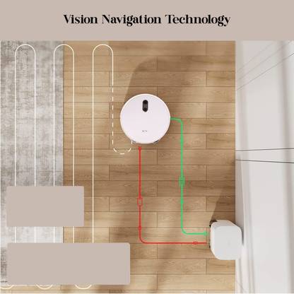 Deerma Intelligent Robotic Vacuum Cleaner, 4 In1 Floor Cleaning with App Connectivity Robotic Floor Cleaner (WiFi Connectivity)