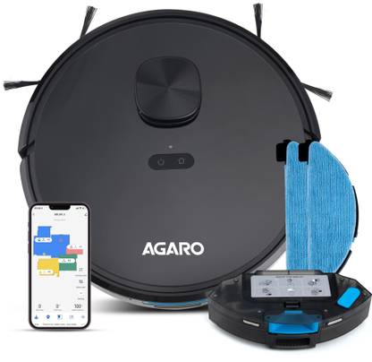 AGARO Alpha Robotic Floor Cleaner with 2 in 1 Mopping and Vacuum (WiFi Connectivity)