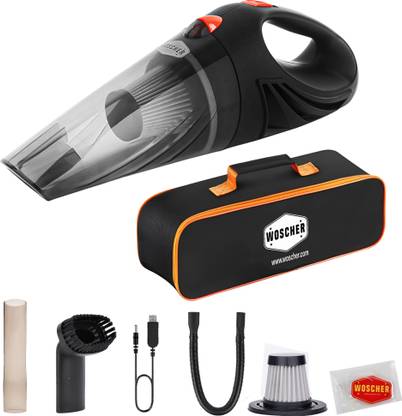 Woscher 120 W 6000PA Handheld Home & Car Cleaning | i7 Pro Cordless Vacuum Cleaner with Reusable Dust Bag