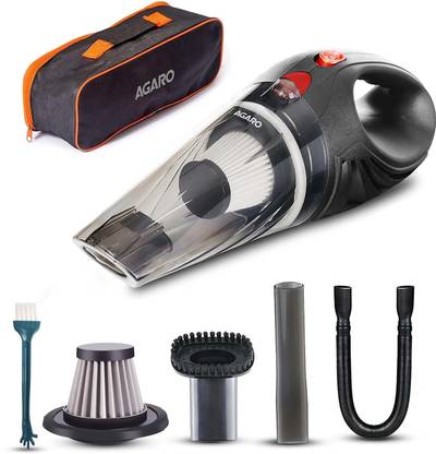 AGARO CV1077, Portable, Handheld,12V DC /106W, 4.5KPA Power Socket, 14.7ft Long Cord Car Vacuum Cleaner