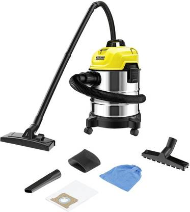 Karcher WD 1S Classic Wet & Dry Vacuum Cleaner with Reusable Dust Bag
