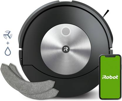 irobot Roomba combo j7 (c7158) Wet & Dry Vacuum Cleaner with 2 in 1 Mopping and Vacuum (WiFi Connectivity, Google Assistant and Alexa)
