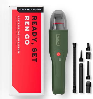 Nuuk REN GO Cordless Car Vacuum Cleaner | 11000 PA | 2X More Suction Power | Compact Car Vacuum Cleaner