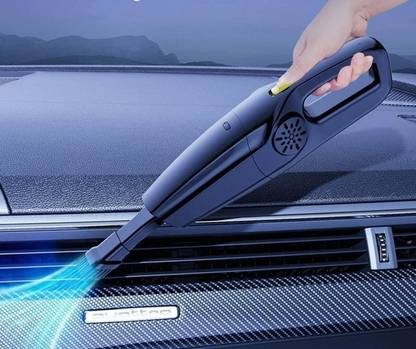 LAORKOU High Power Wireless Portable Car Vacuum Cleaner, 120W and 12000PA Car Vacuum Cleaner with Anti-Bacterial Cleaning, Reusable Dust Bag, 2 in 1 Mopping and Vacuum