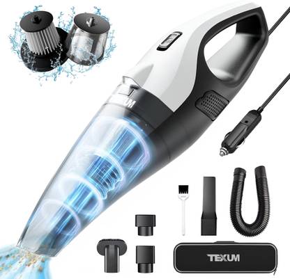 TEXUM TVC-A200 Portable, Handheld,12V DC /180W, 8 KPA Power,14.76ft Long Cord Car Vacuum Cleaner