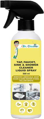 Dr Cleaner Tap Cleaner Spray 450ml for Bathroom, Hard Water Spot, Water Stains, Scaling Vacuum Cleaner Hose Pipe