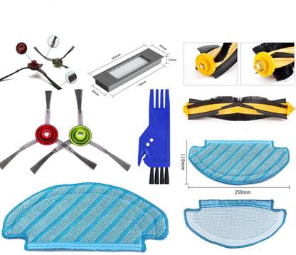 Robo Mate 5 in 1 Maintenance Kit for ECOVACS DEEBOT T8|AIVI|Max, N7, N8|N8+|Pro|+|OZMO 950 Vacuum Maintenance Kit