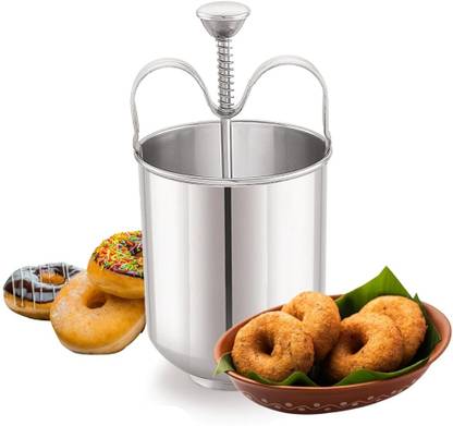 BLLUEX Stainless Steel Menduvada Maker Machine, Perfectly Shaped Menduwada for Kitchen Vada Maker