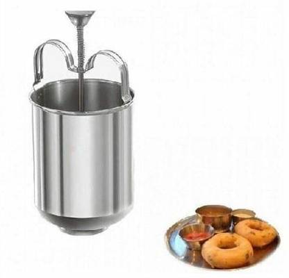 AARAV 100% Grade Stainless Steel Medu Vada Maker with Stand Perfectly Shaped & Crispy Vada Maker