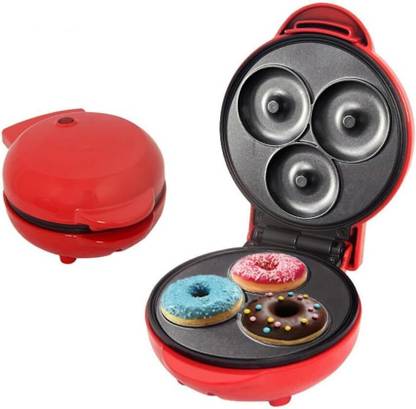 JITAHARAY Mini Donut Maker Non-Stick Electric Press Machine Vada Maker