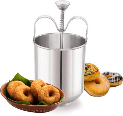 BLLUEX Stainless Steel Mendu Vada Maker Machine, Perfectly Shaped Menduwada for Kitchen Vada Maker