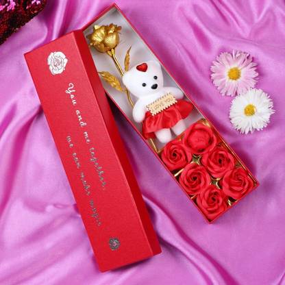 TIED RIBBONS Artificial Flower Gift Set