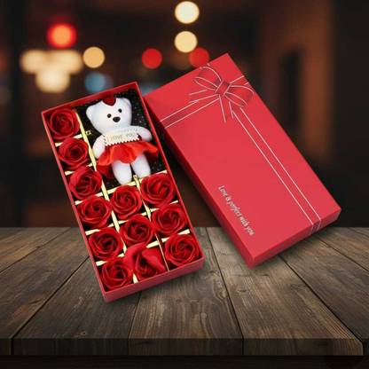 Focusmart Artificial Flower Gift Set