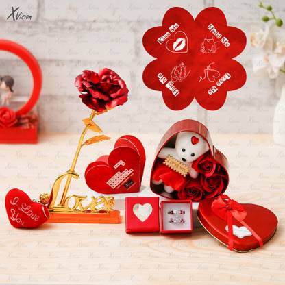 Xvision Artificial Flower, Showpiece, Jewellery, Keychain, Greeting Card Gift Set