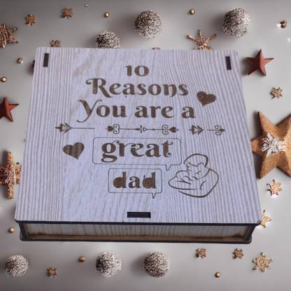 StarLaser Father's day DAD shapped Message card Puzzle with Message Printed Greeting Card
